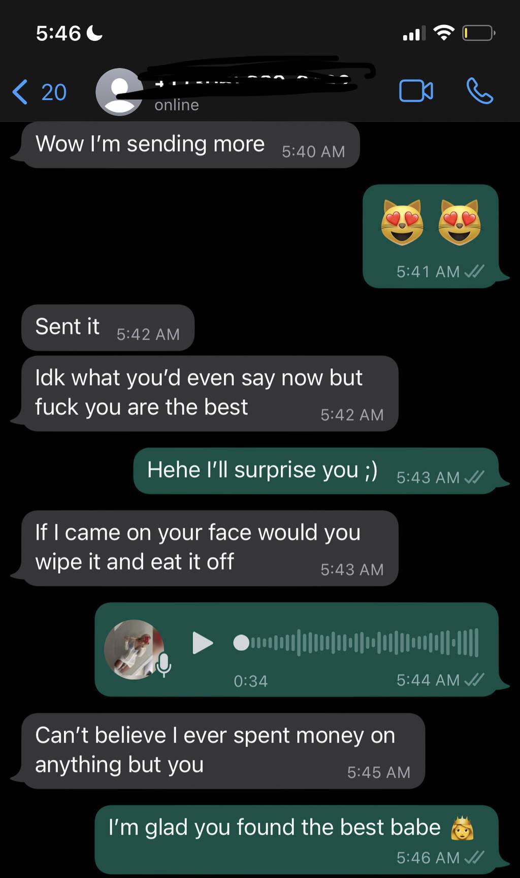Experienced Online cam slut